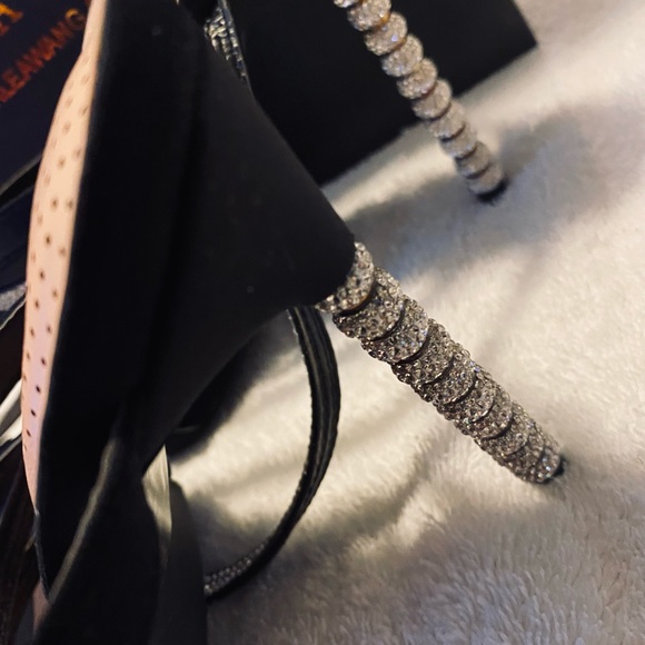 Brand New Sexy Strappy  Bling Heels By AZALEA WANG / AKIRA - Size 7 - box 75 - Picture 7 of 7